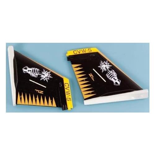 Rudder set for Freewing F18 64mm rc edf jet plane