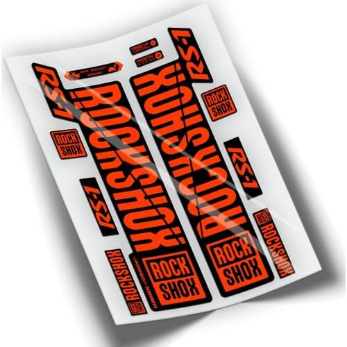 Pegatinas hairpin clip ROCKSHOX RS1 2018 WP66 STICKERS