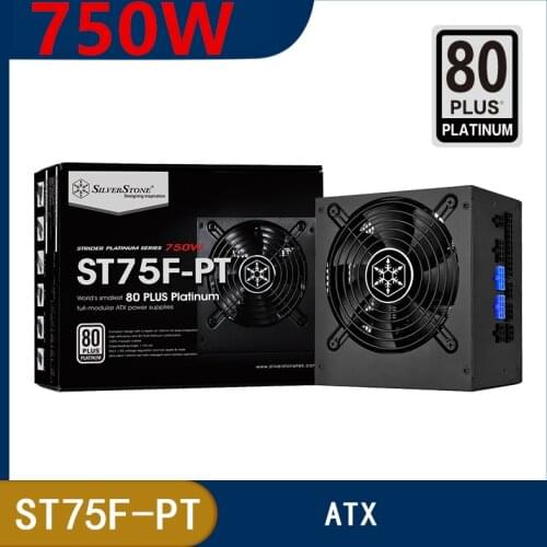 New Original PSU For SILVERSTONE Full Modular 80plus Platinum 750W Power Supply ST75F-PT