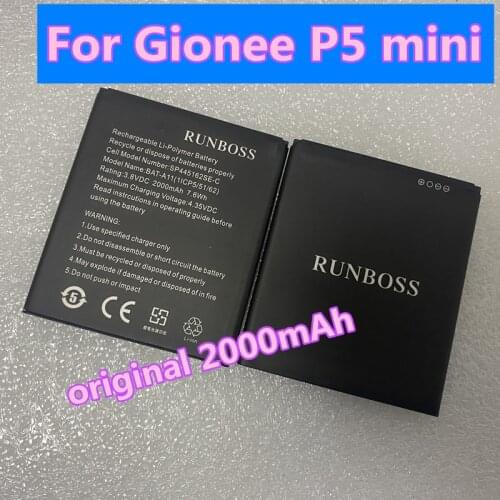 Original New High Quality 2000mAh Battery For Gionee P5 Mini Cell Phone