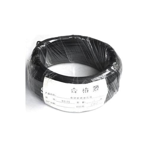 Flat galvanized iron binding wire, iron core diameter 0.75mm,about 55m/roll