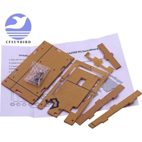 CFsunbird Smart Electronics Mega2560 Transparent Acrylic Box shell Compatible for arduino Mega 2560 R3 Case