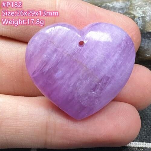 Top Natural Purple Kunzite Stone Pendant Jewelry For Women Man Crystal 26x29x13mm Healing Love Gift Silver Beads Gemstone AAAAA
