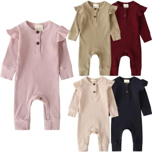 Newborn Baby Girl Boy Winter Clothes Knitted Romper Jumpsuit Infant Outfits