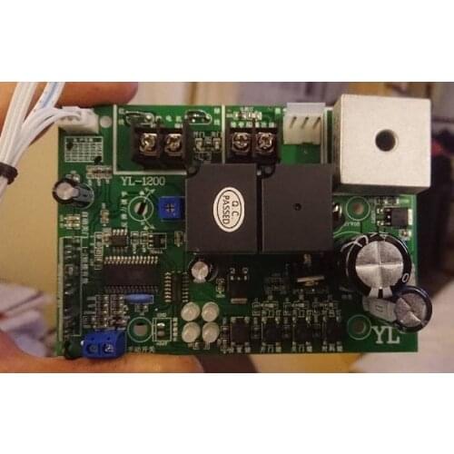 Universal garage door motor control board garage door controller (including 2 hardcover garage door remote controls)