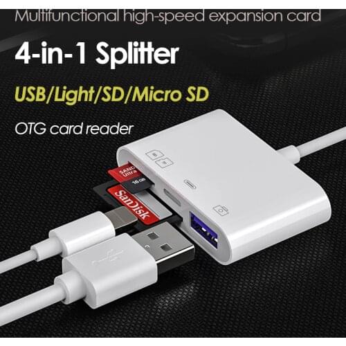 UTHAI USB3.0 Multi-Function Card Reader Multi-Function Mobile Phone OTG Adapter TF/SD 4 In One Multi-Function Card Reader