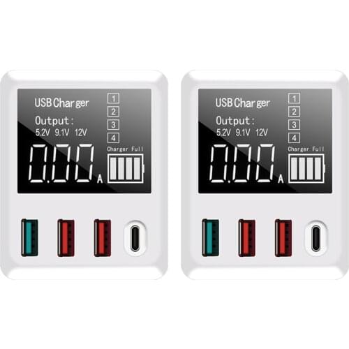 Phone Charger 40W Quick Charge QC3.0 USB Charger Travel Adapter Universal Phones