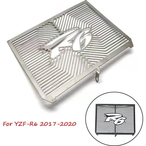 Motorcycle Radiator Guard Protector Grille Grill Cover Water Tank Protection For Yamaha YZF-R6 YZFR6 YZF R6 2017-2020
