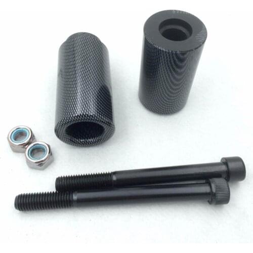 Aftermarket free shipping motorcycle parts Frame Slider Crash Protector For Kawasaki 1996-2003 ZX-7R ZX7R ZX 7R CARBON FIBER