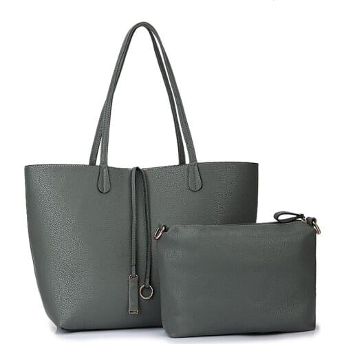 Women Bag Luxury Handbags Women Bags Designer PU Leather Composite Bags High Capacity Shoulder Bags Solid Tote Bags Handbags