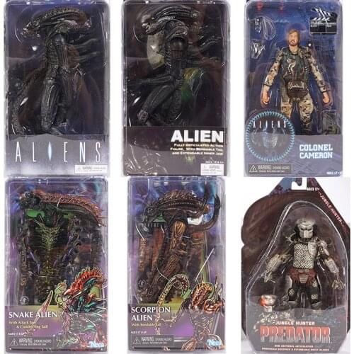 NECA Aliens Snake Scorpion Classic Movie Alien vs. Predator Action Figure Collectible Model Toy