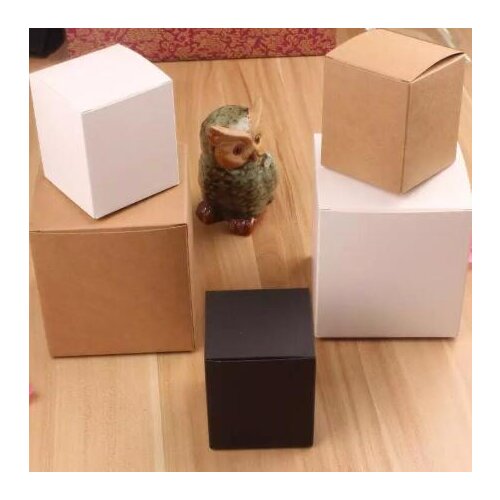 10pcs kraft paper for packing kraft packaging boxes,DIY white wedding candy boxes handmade soap boxes Gift cardboard box