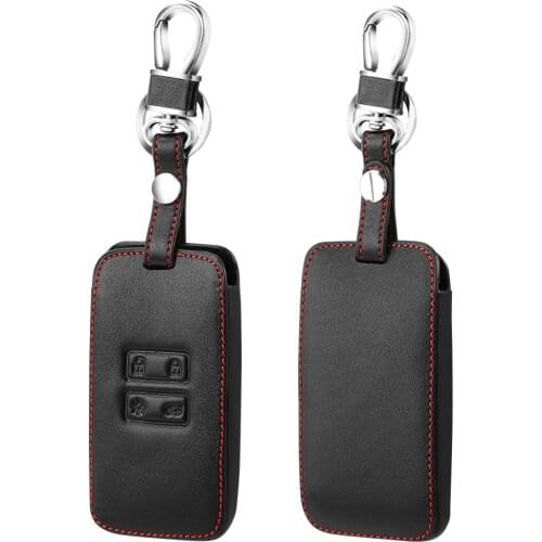 100% Leather Car Key Cover For Renault CAPTUR TALISMAN 4 Kadjar Koleos Clio Megane scenic Espace 2016 -2019 Key Holder Case