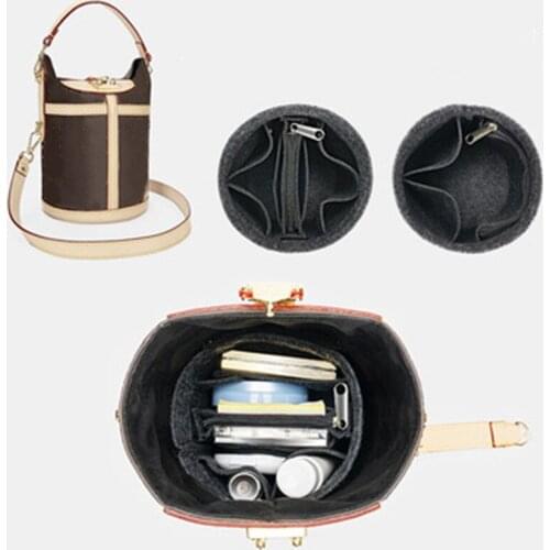 2021 Women Insert Bag Organizer for Dufflel Bag Makeup Handbag Organizer Ladies Inner Purse Portable Cosmetic Inside Bags