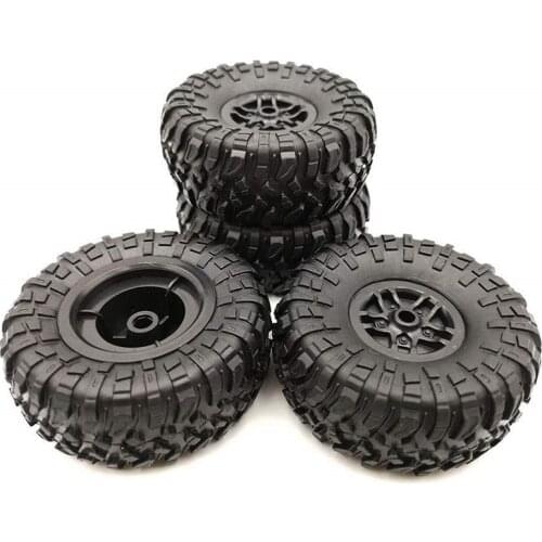 4 Pcs RC Car Tires Wheels Rims Set for MN D90 D91 RC Car Spare Parts Crawler Car Assembled Tyre for Truck Parts & Accessories