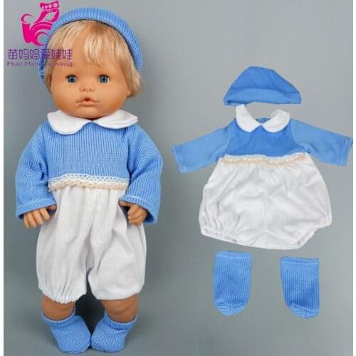 40 cm Nenuco Doll boys clothes Fit 40 cm Ropa Y Su Hermanita 16 inch reborn BabyDoll outfit
