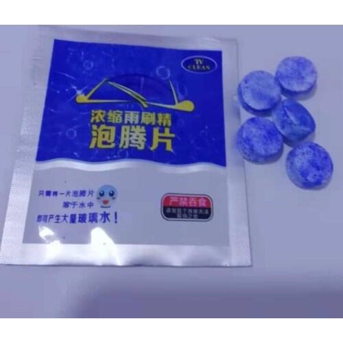 50Pcs Auto Glass Water Car Windscreen Cleaning Pills Concentrated Windscreen Cleaner Effervescent Tablets