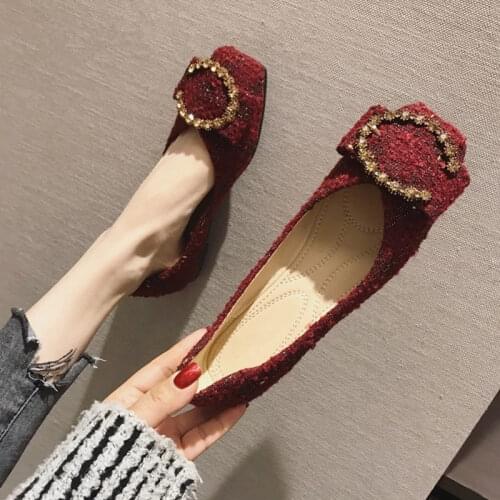 2020 Spring Women Loafers Flats Women Casual Shoes Shiny Cotton Fabric Slip on Boat shoes Woman Comfortable Ballet Flats