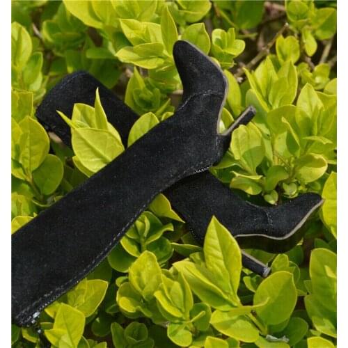 1/6 Scale black fur boots For 12" Phicen Verycool female Body