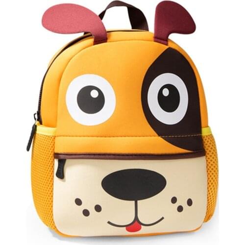 Kid Toddler Backpack Baby Boys Girls Kindergarten Pre School Bags Cute Neoprene Cartoon Backpacks for Children 1~3 Years Old
