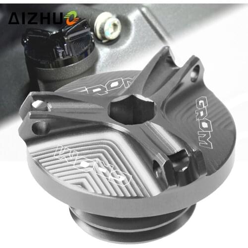 For HONDA GROM/MSX125 MSX 125 2014-2017 2016 2015 Motorcycle Engine Oil Drain Plug Sump Nut Cup Oil Filler Cap Plug Cover