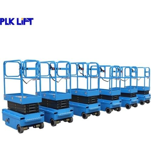 Electric Hydraulic Man Sky Lift Scissor Lifter Indoor Work