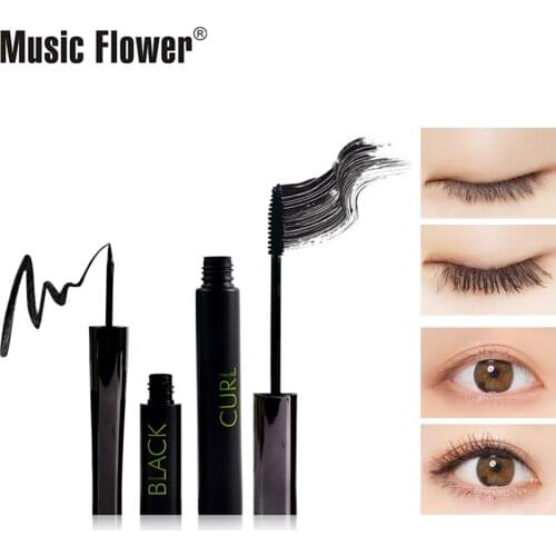 Music Flower yin le hua M5053 & Amp; Eyeliner Combination Lengthening Densely Waterproof And Sweatproof