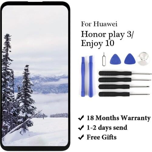 Genuine LCD For Honor Play 3 Touch Screen Assembly For Huawei Honor Enjoy 10 Display OEM Screen Replacement ORI Top Quality
