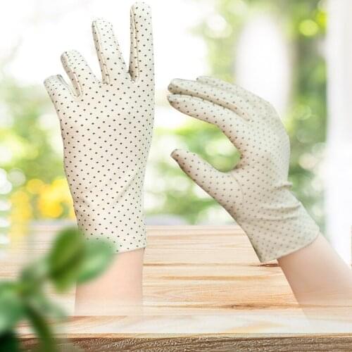 Summer Stretch Sun Protection Gloves Woman Simple Ridding Glove Fashion Elegant Lady New Women Glove Guantes Driving Gloves