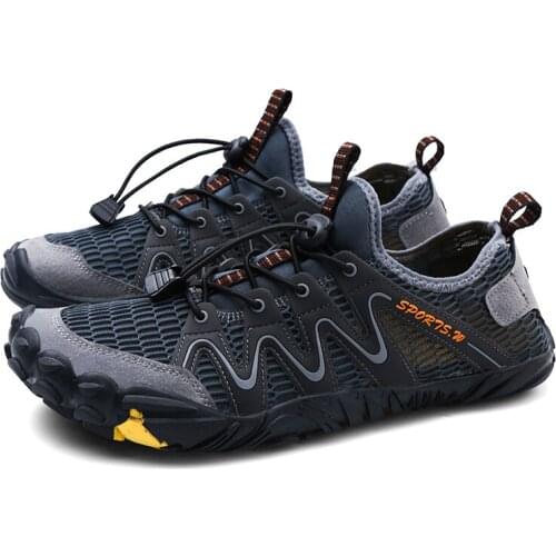 Shockproof Barefoot Shoes Sneakers Men Water Shoes Breathable Lightweight Beach Comfortable Upstream Hiking Shoe Waterproof Soft