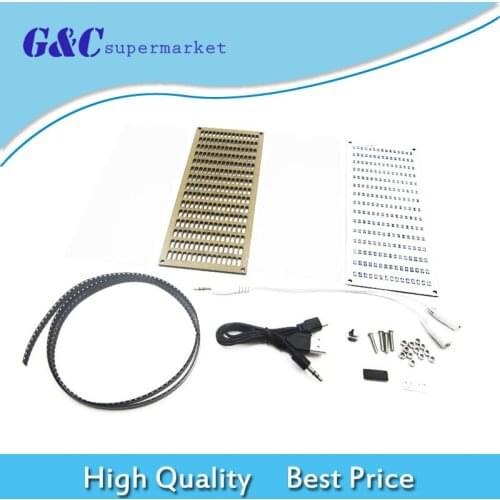 Touch Big Size 225Segment LED Digital Equalizer Music Spectrum Sound WavesKit diy electronics