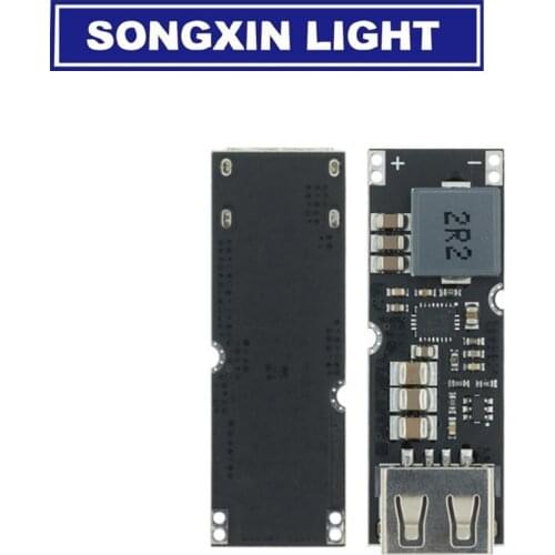 TPS61088 Single Cell Lithium Battery Boost Power Module Board 3.7V 4.2V Liter 5V 9V 12V USB Mobile Phone Fast Charge QC2.0 QC3.0