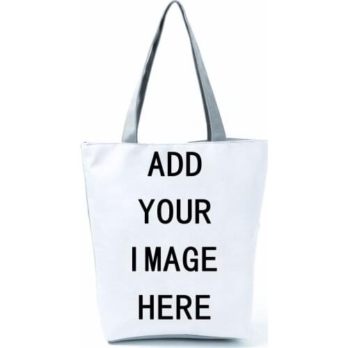 High Quality Travel Foldable Portable Eco Friendly Handbag Shoulder Bag Shopping Bag Cosmetic Bag Cartoon Fashion Custom Pattern