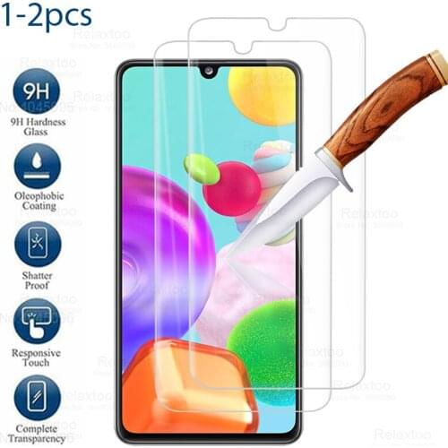 1/2pcs protective glass For Samsung Galaxy A41 a415F a 41 screen protector safety armor tempered glass Film a41 sm-a415F 6.1"