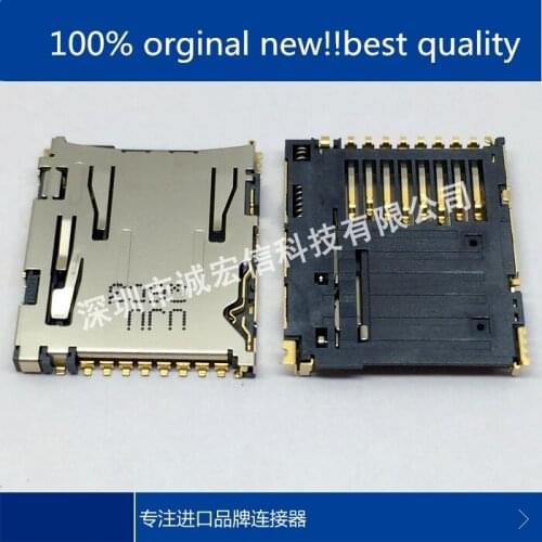 10pcs 100% new and orginal real stock MS110-C10B-C16 MINI SD card socket UJU connector