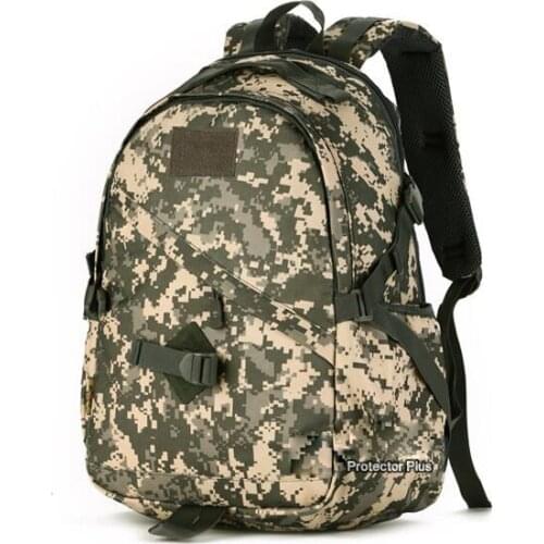 40L Man Tactical Backpack Army Military Assault Pack 15 Inches Laptop Waterproof Nylon Bag for Camping Hiking Climbing