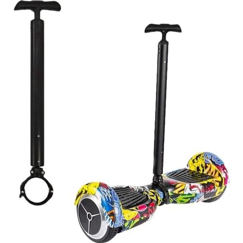 6.5 10 Inch 2-Wheel Self-Balancing Scooter Handle Armrests Flexible Handlebar Skateboard Telescopic Rods Handlebar Skateboard Ex