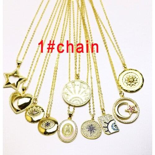 8 Pcs Zircon pendant jewelry necklace Mix pendant Fashion jewelry necklace pendant necklace jewelry Trendy necklace Gift 38003