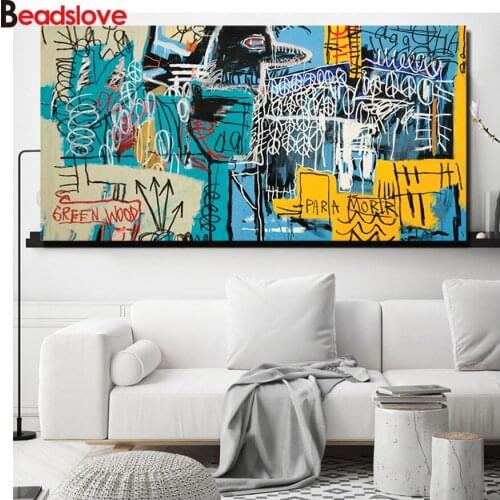 Full 5D Diy Diamond Painting The New York City Diamond Mosaic Cross Stitch Handmade Rhinestones Large wall Graffiti art