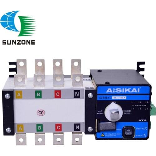 ATS Automatic Transfer Switch 125A Single Three Phase Genset Switch