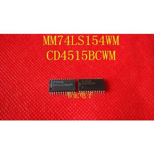 The Free Delivery.DM74LS154WM CD4515BCWM computer power management IC new authentic SOP24 pen