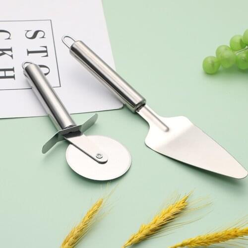 Stainless Steel Pizza Wheels Cutter Round Pizza divider Knife Pizza Shovel Pastry Pasta Dough Kitchen Tools Baking Cutting Tools