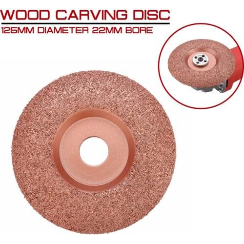 125mm Diameter 22mm Bore Wood Carving Disc Angle Grinder Disc Tungsten Carbide Shaping Dish Wood Shaping Disc