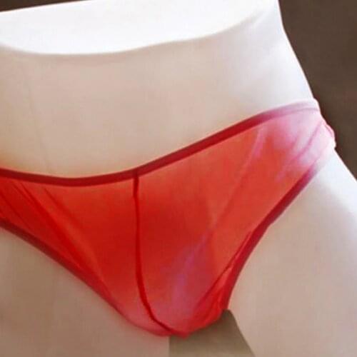 Mens Sexy Ultrathin Transparent Elastic Lingerie Briefs Underwear Underpants And Light Brightness Your Mand Light