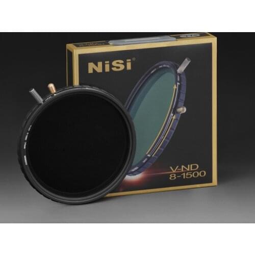 NiSi 67mm 72mm 77mm 82mm ND8-1500 Variable ND Filter Multi Coating Neutral Density Adjustable ND8 to ND1500 Lens Filters