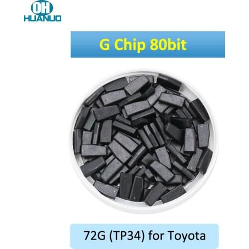 G Chip 80bit Transponder Key chip blank suitable for-Toyota TP34 transponder virgin carbon 72G