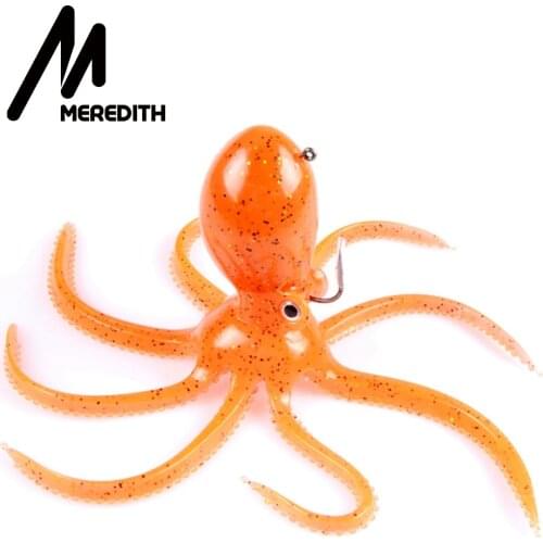 180g/20cm Artficial Octopus Swimbait Soft Plastic Jig Head for Saltwater Fishing Designed Lingcod Rockfish Fishing Free Shipping