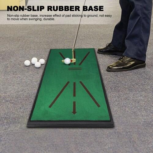 Golf Training Mat Swing Detection Batting Golf Practice Mat High-quality Velvet Blanket Surface Non-slip Indoor Outdoor Mat Pad