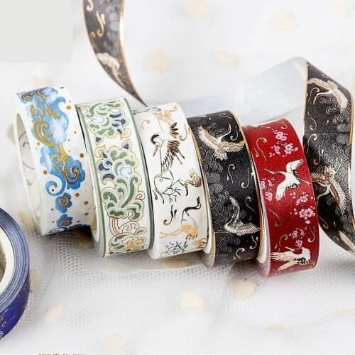 Washi Tape 5 Meter Length DIY Masking Tape Cute School Suppliers Stationery Gift Decorative Tape Scrapbooking Material