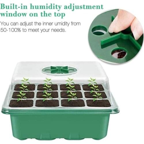 Hot Indoor Greenhouse Cultivation Kit Greenhouse Seedling Tray Small Potted Plants with Gardening Tools and Plant Labels